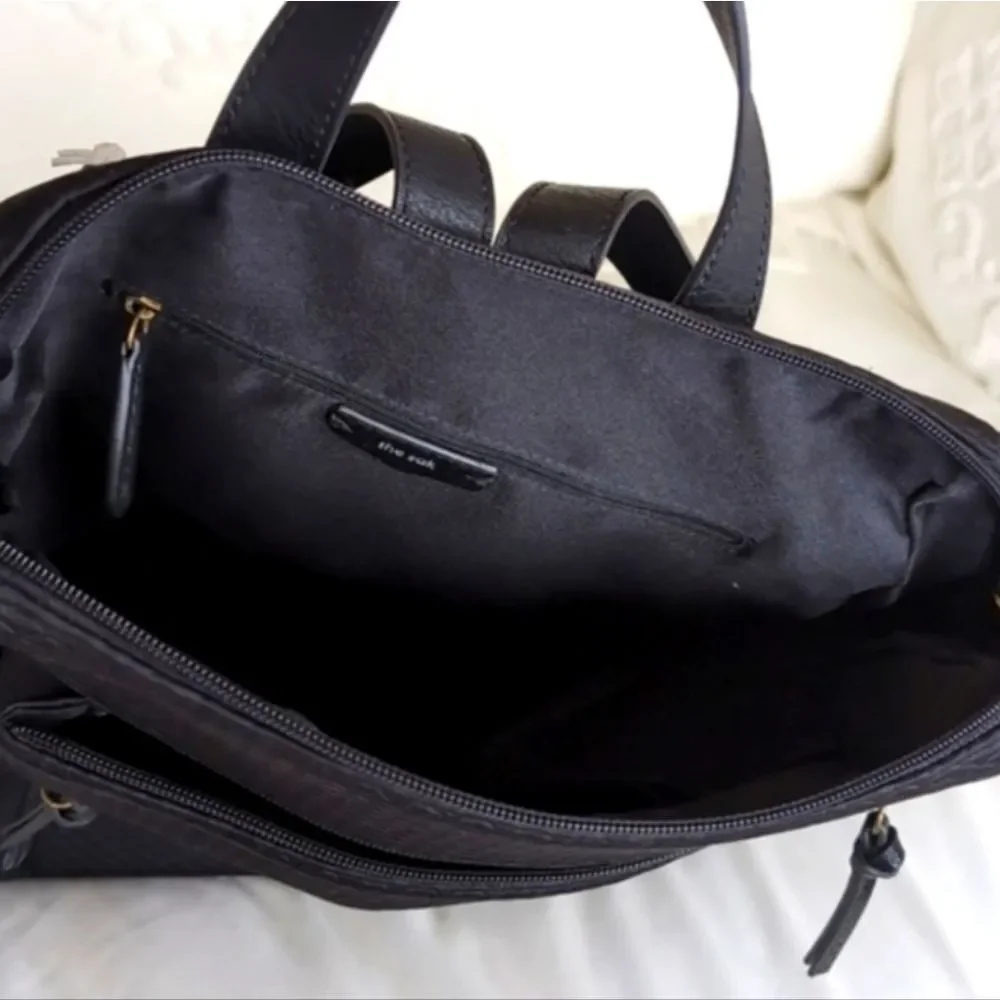 The Sak Olvera🖤 Black Quilted Neoprene Backpack